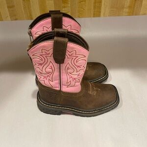 Georgia boot kids brown and pink